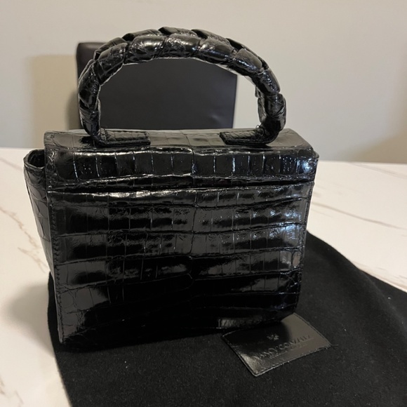 Nancy Gonzalez small black handbag - Picture 6 of 9